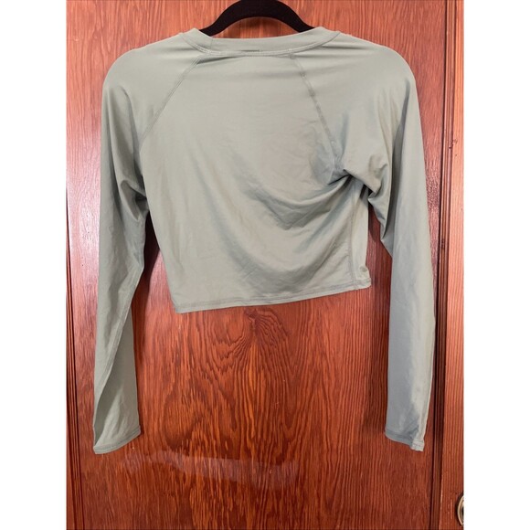 Body Glove Smoothies Let It Be Crop Long-Sleeve Rash Guards Cactus Medium NWT - Picture 7 of 7